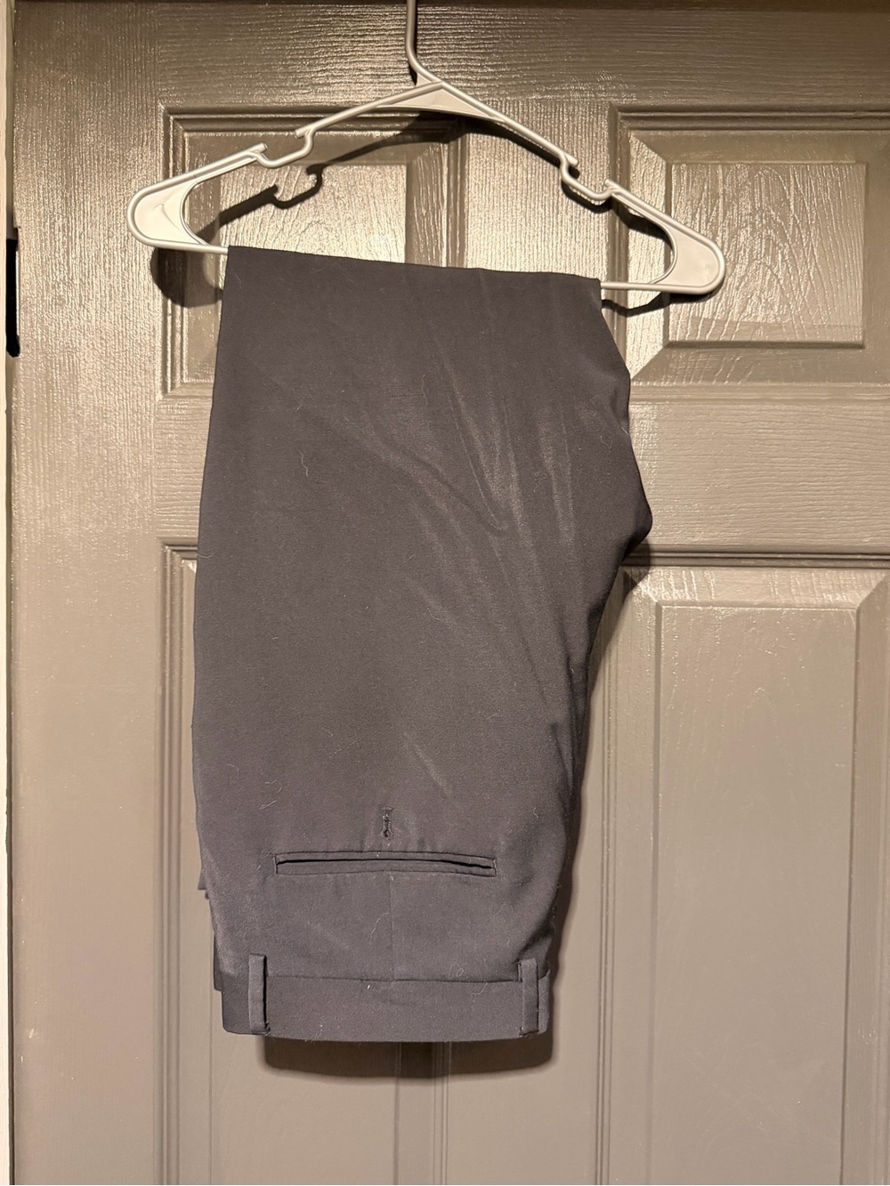 Express Men’s Slim Fit Wool Black Dress Pants
